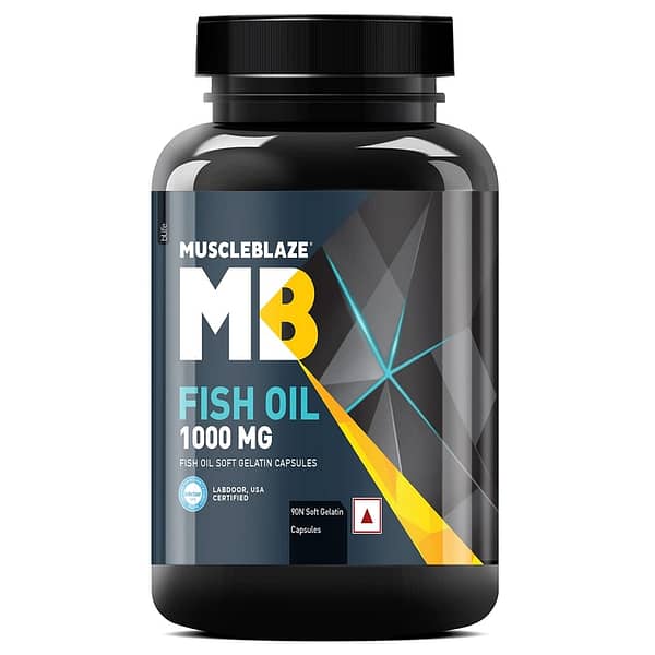 Muscleblaze fish oil (1000 mg) 90 softgels